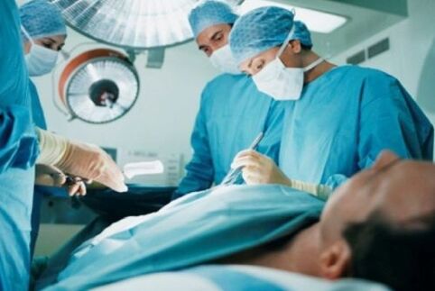 operācija prostatīta ārstēšanai